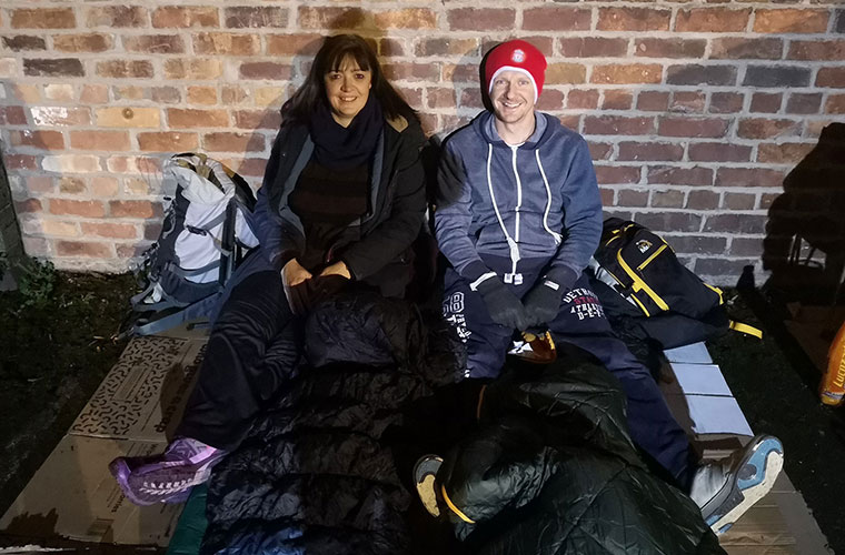 Sleepout for homeless charity