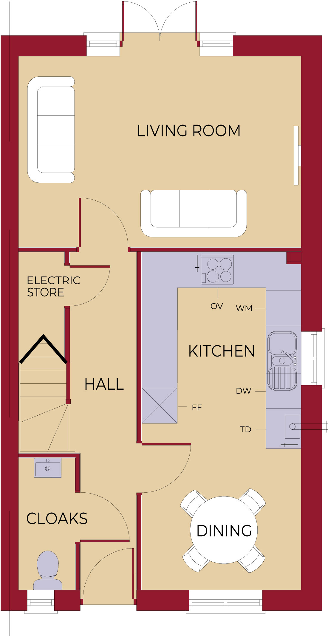 Ground floor floorplan