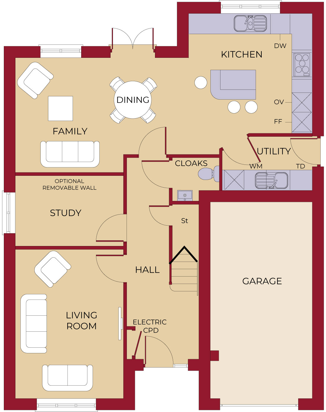 Ground floor floorplan