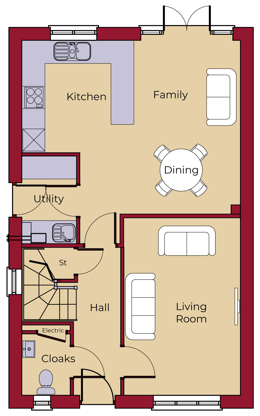 Ground floor floorplan