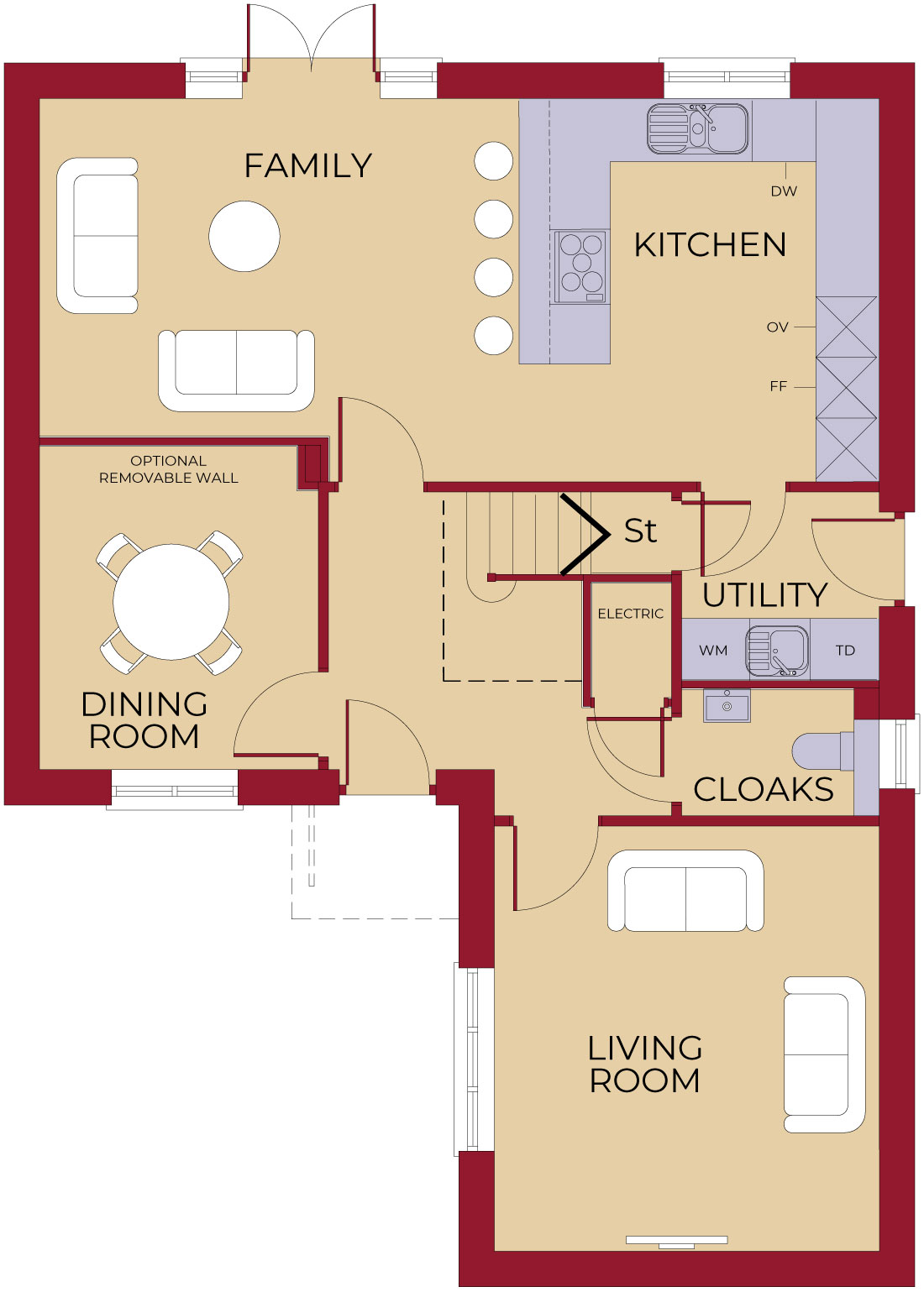Ground floor floorplan