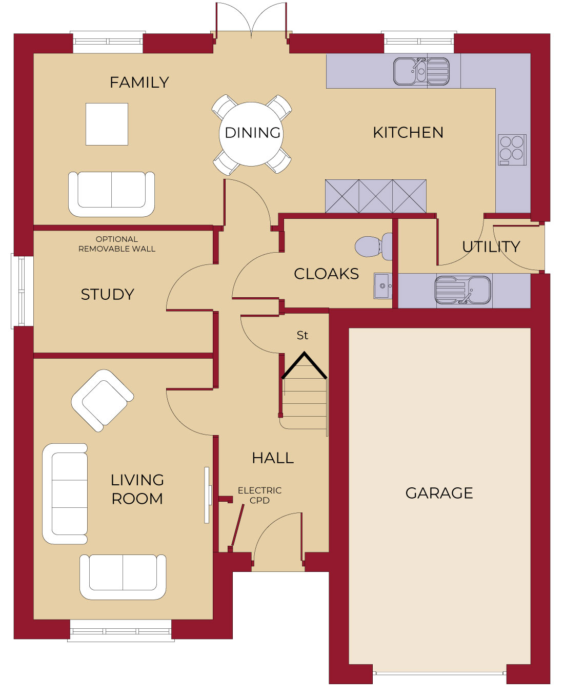 Ground floor floorplan