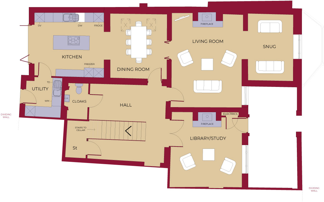 Ground floor floorplan