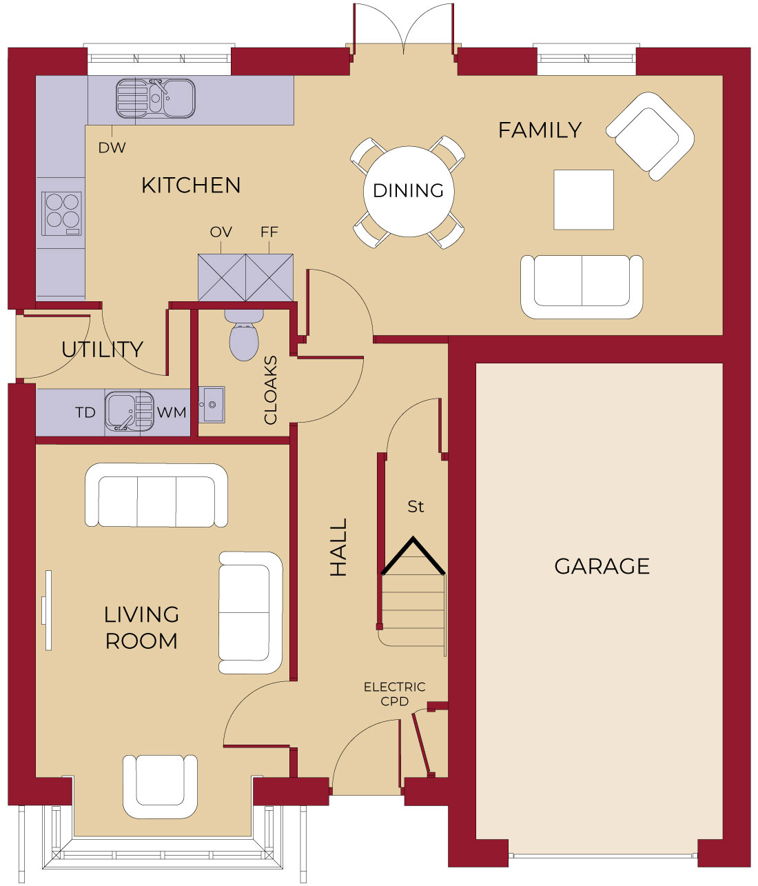 Ground floor floorplan